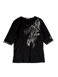 Semantic Design Double V-Collar Quarter Sleeve (