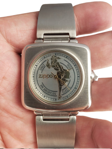 Zippo 2000s Sqaure Metal Watch