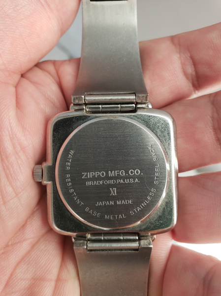 Zippo 2000s Sqaure Metal Watch