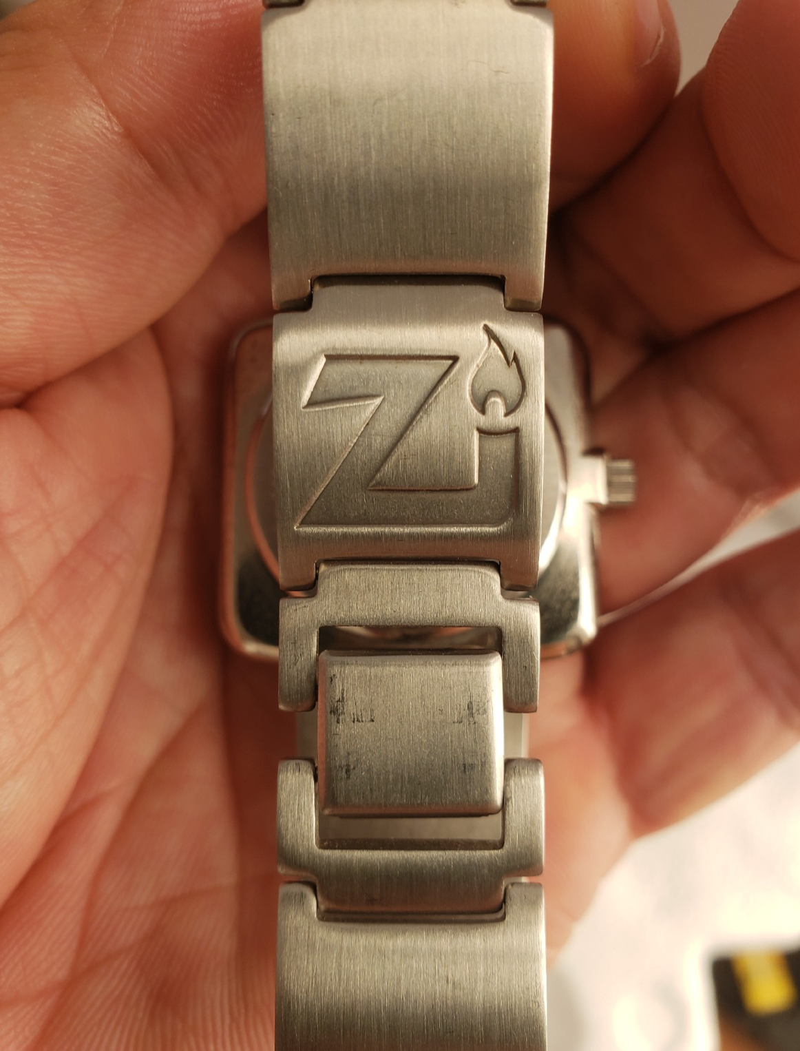 Zippo 2000s Sqaure Metal Watch