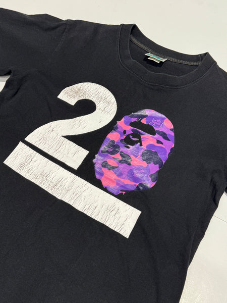 BAPE 20th Anniversary Purple Camo Tee