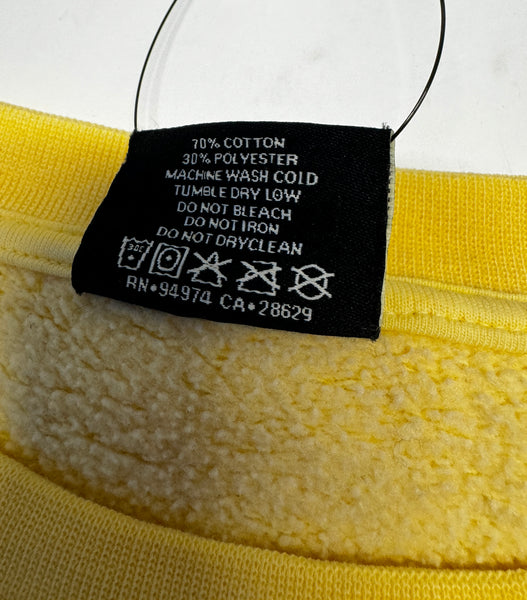 Stussy Yellow World tour Crewneck