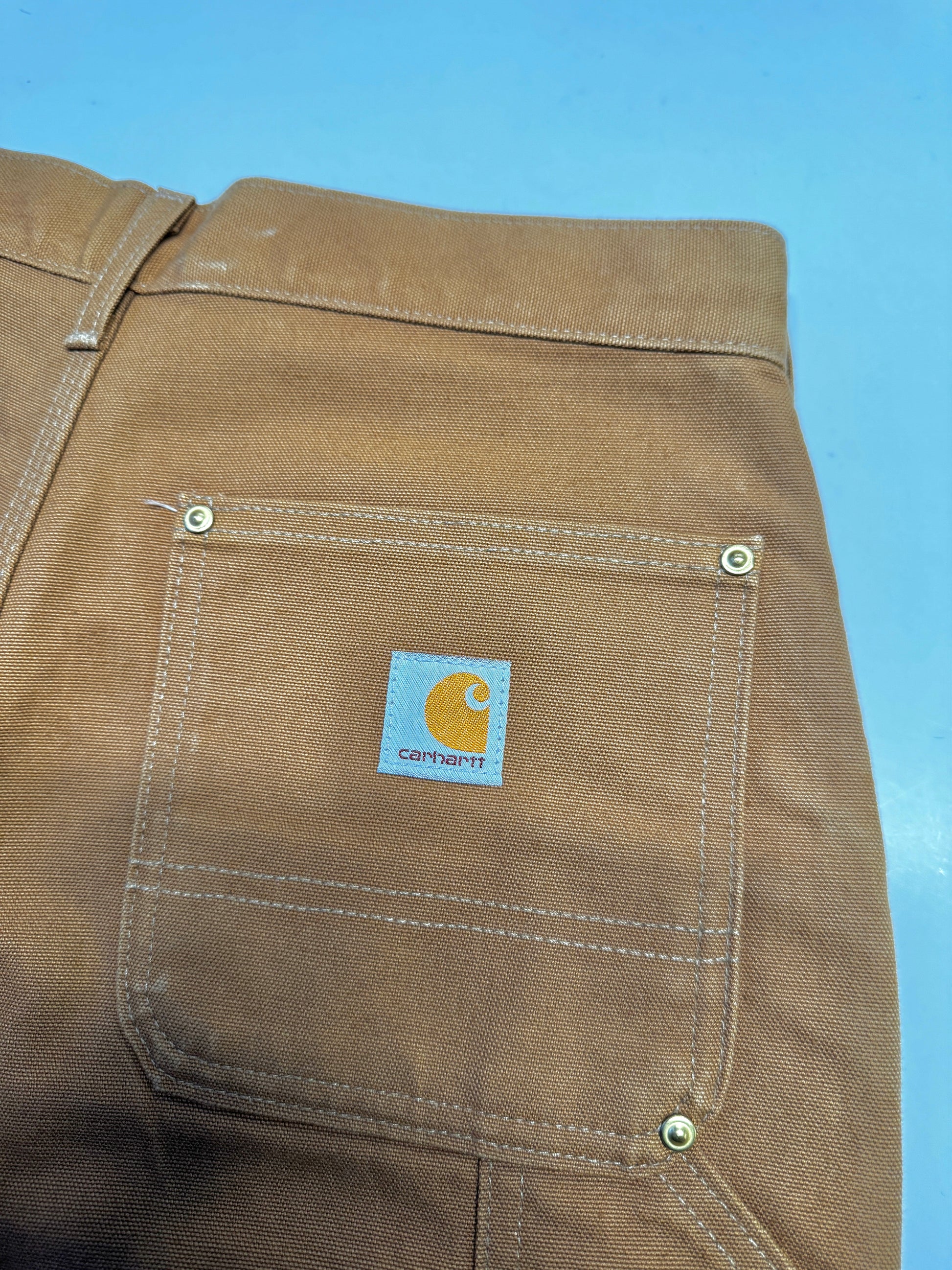 Carhartt Brown Loose Fit Double Knee Pant