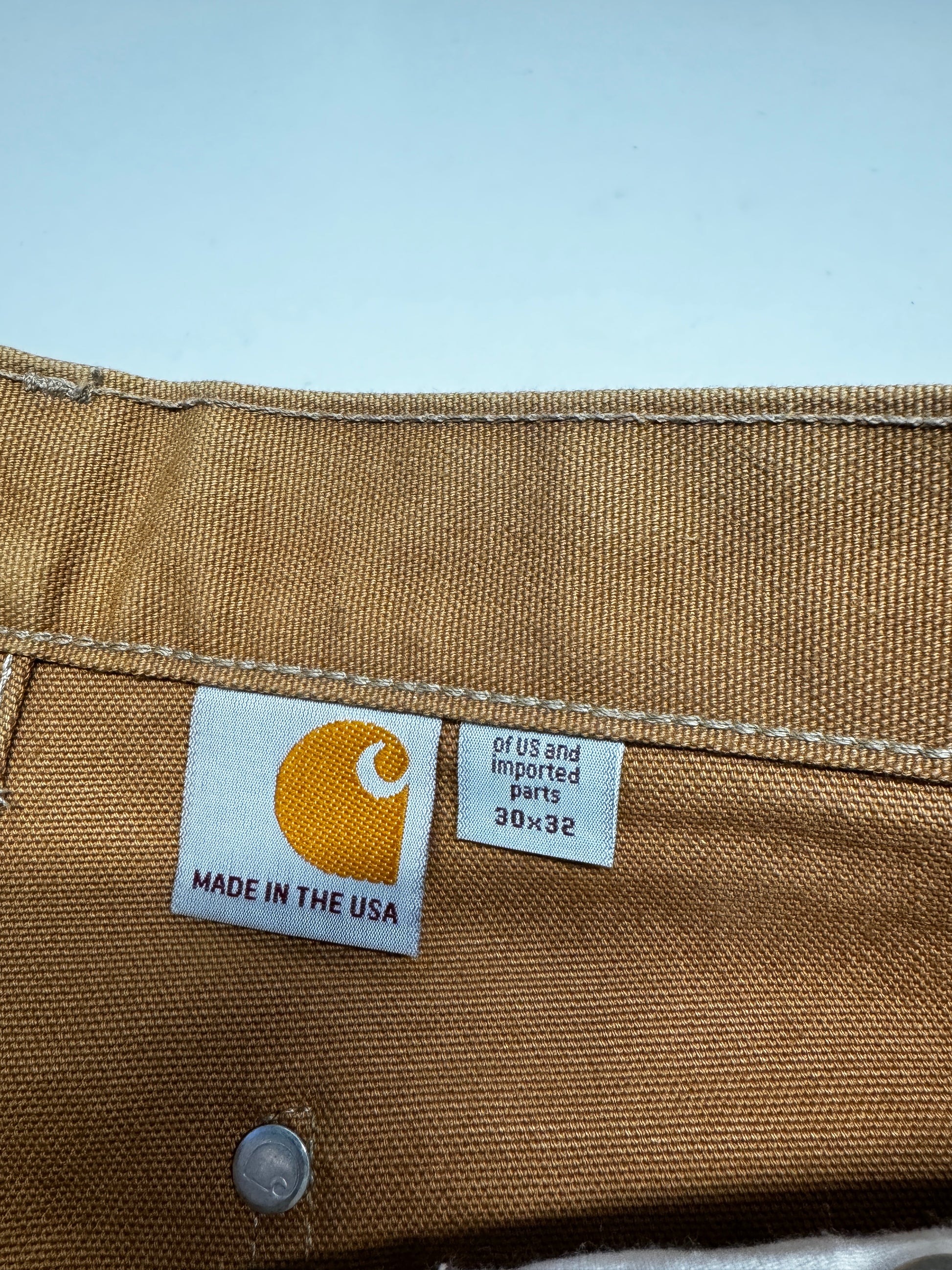 Carhartt Brown Loose Fit Double Knee Pant