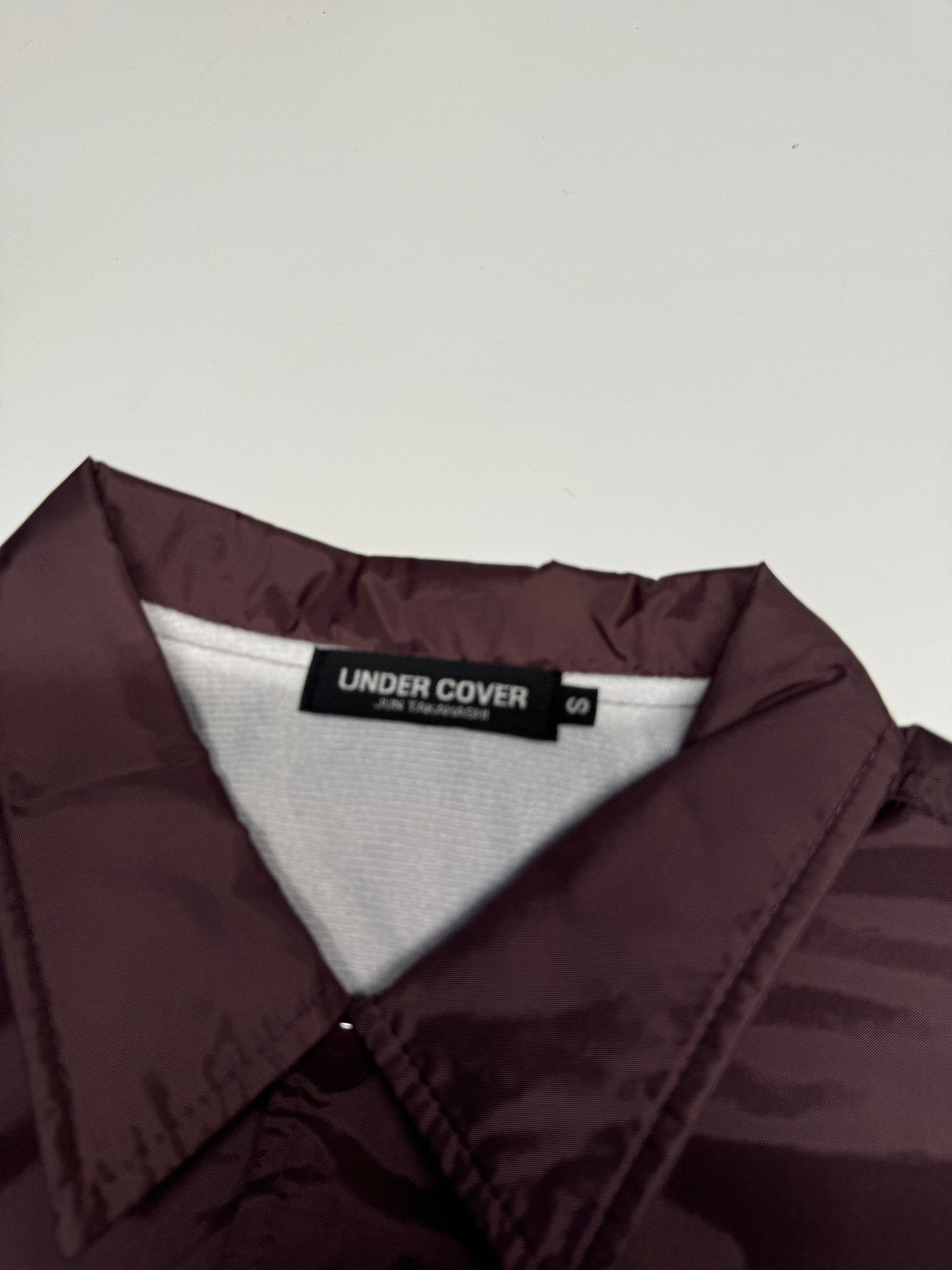 Undercover By Jun Takahashi Maroon Coach Jacket