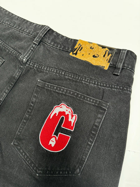 Billionaire Boys Club x Ice Cream Red Running Dog  Black Jean