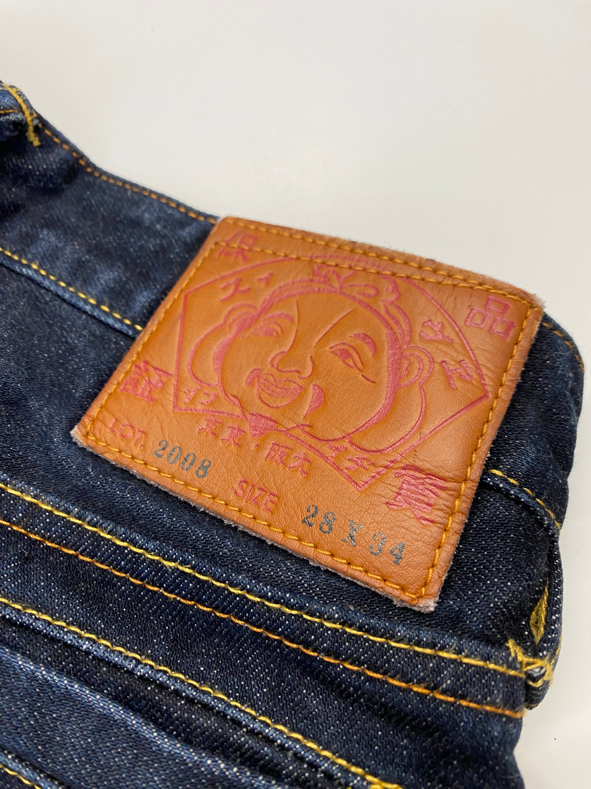 Evisu Red Wording Daicock Jean