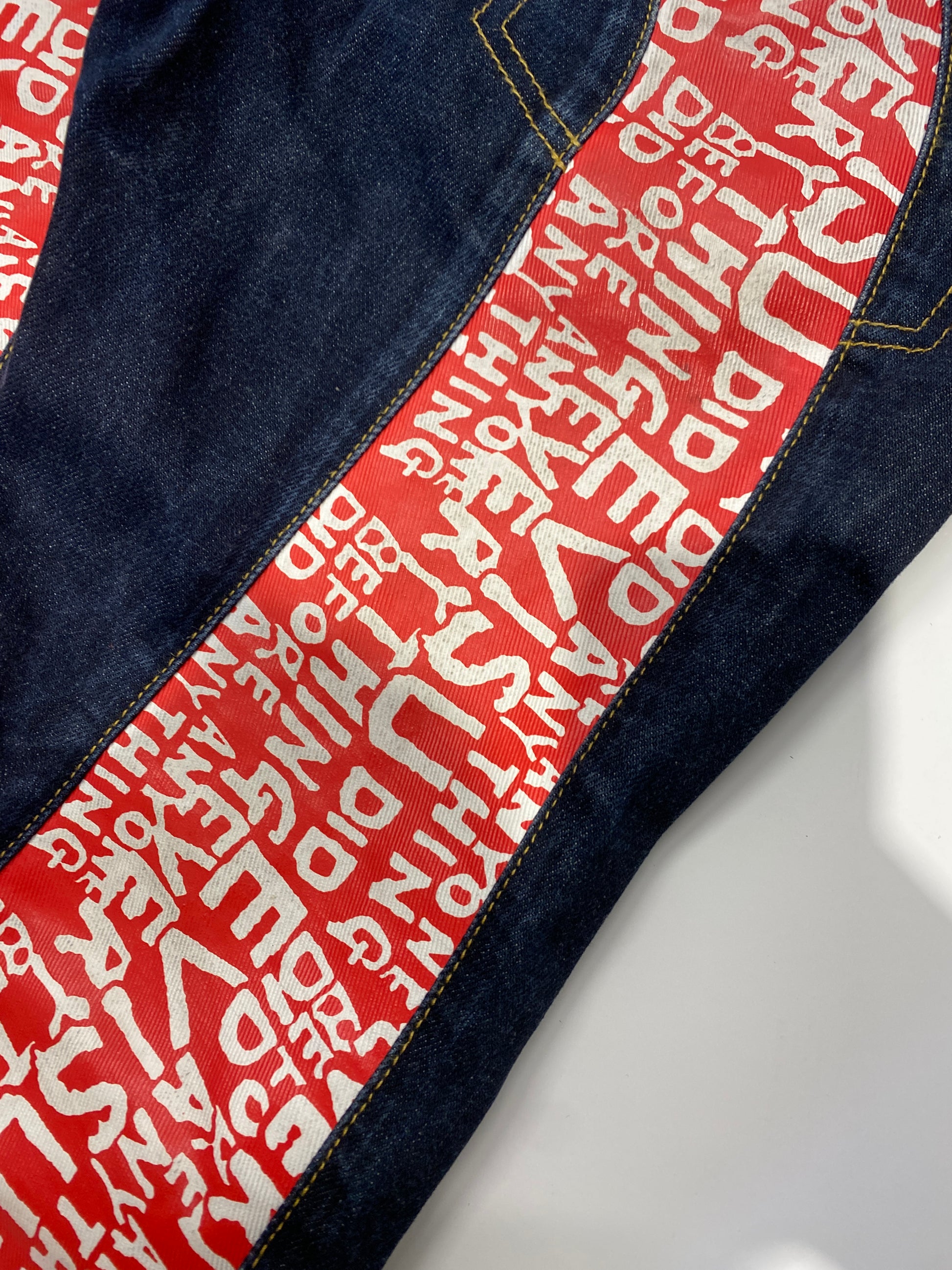 Evisu Red Wording Daicock Jean