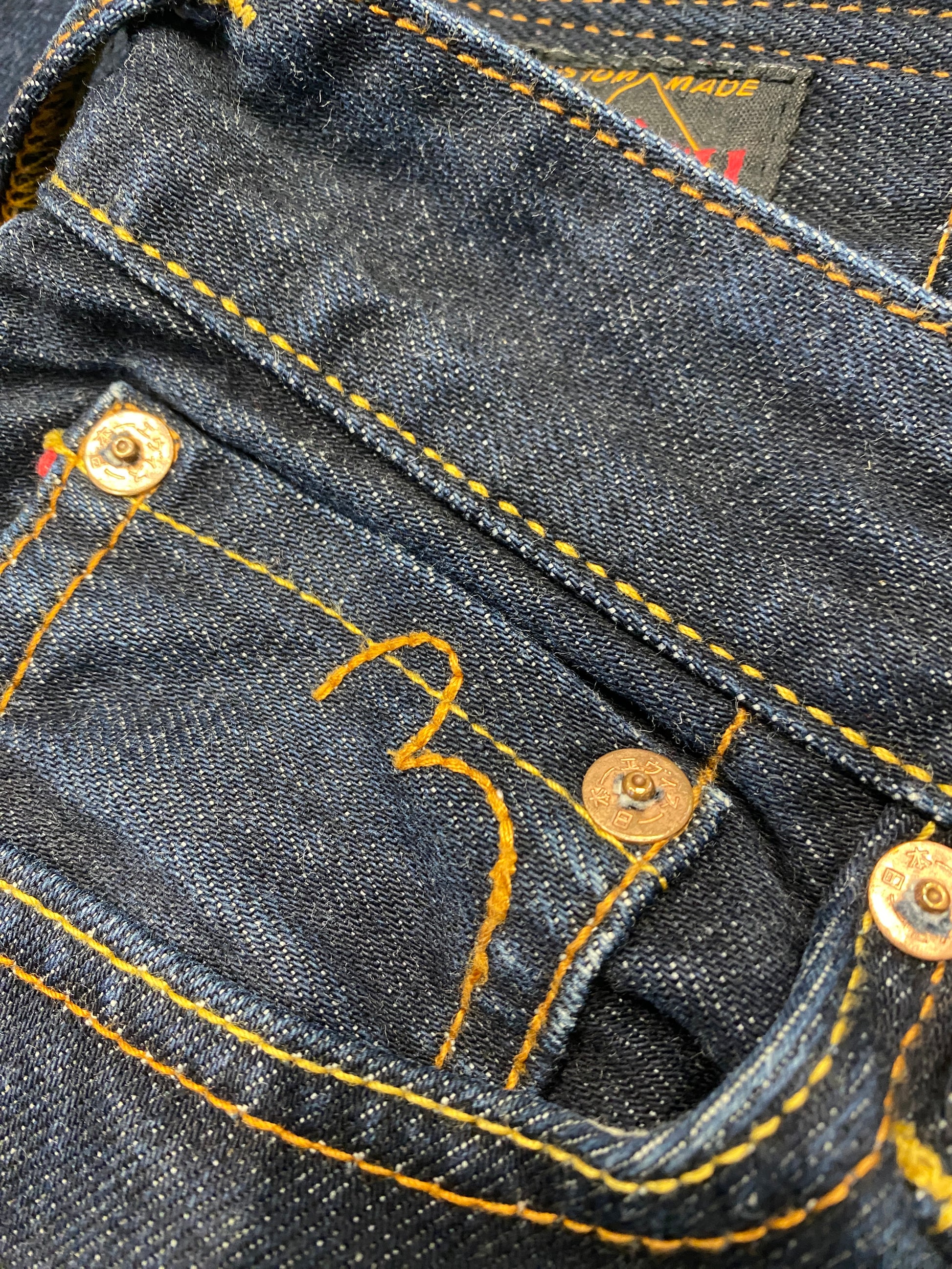 Evisu Red Wording Daicock Jean