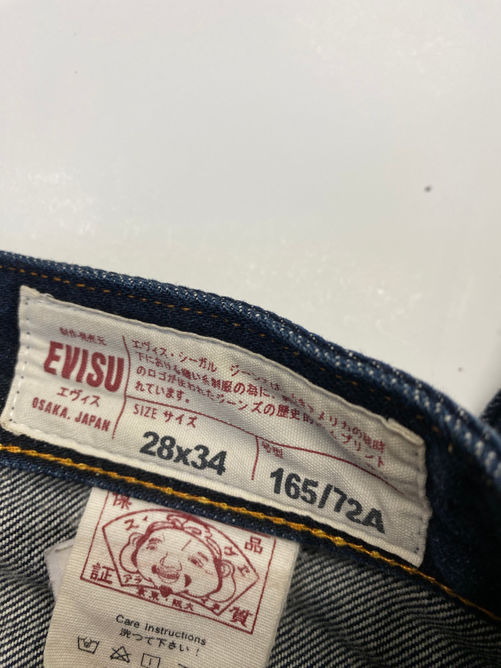 Evisu Red Wording Daicock Jean