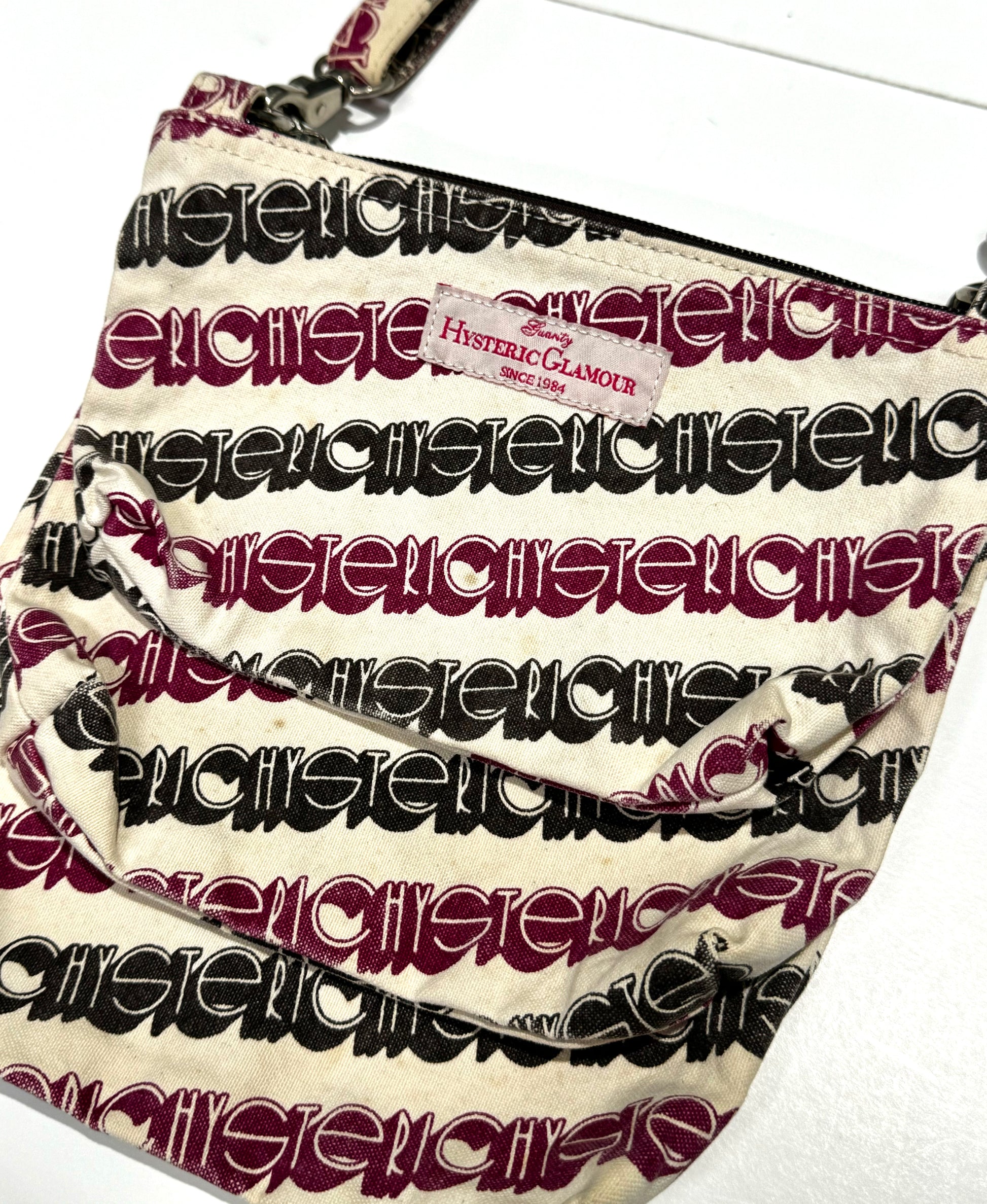 Hysteric Glamour Monogram Triple Cross Bag