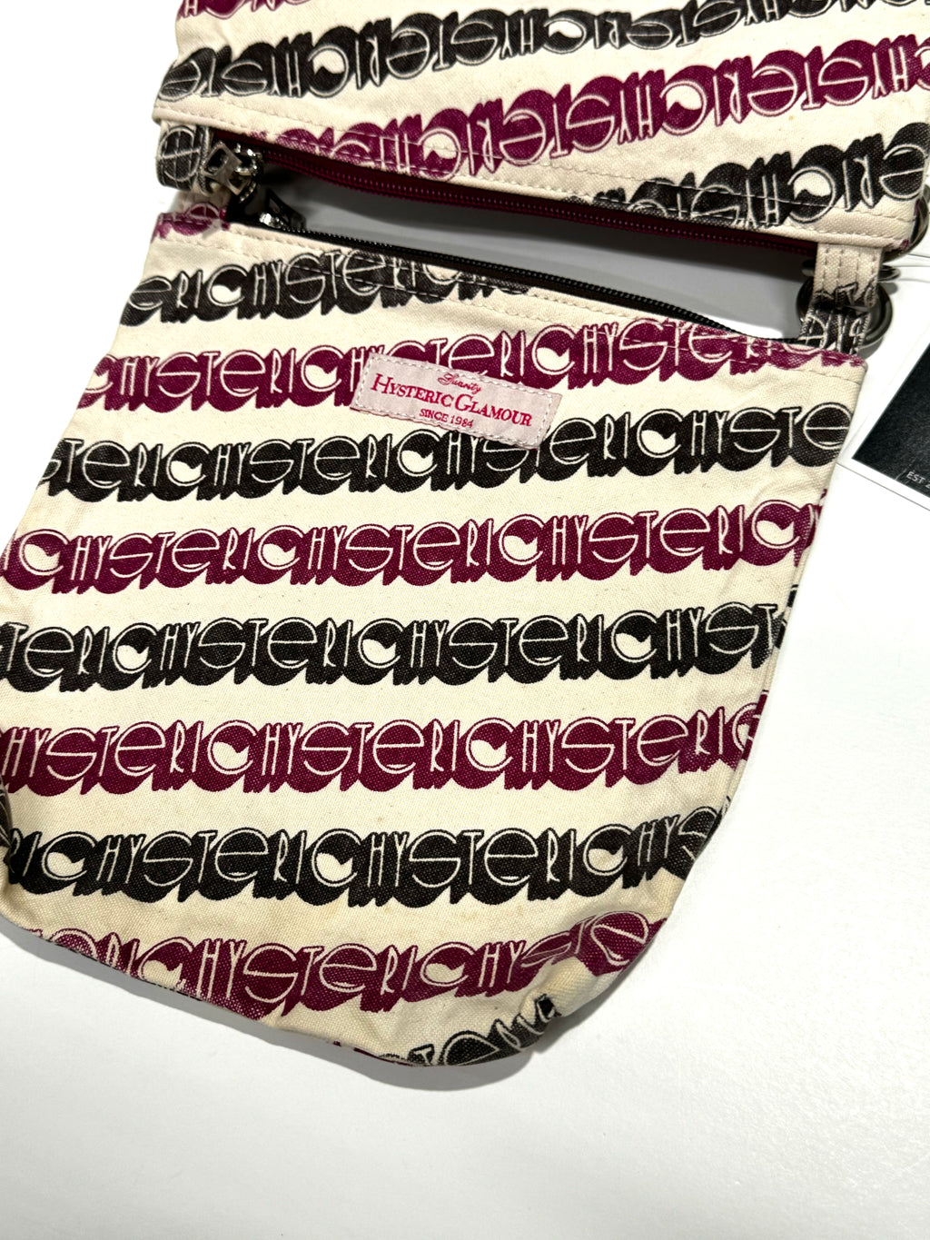 Hysteric Glamour Monogram Triple Cross Bag