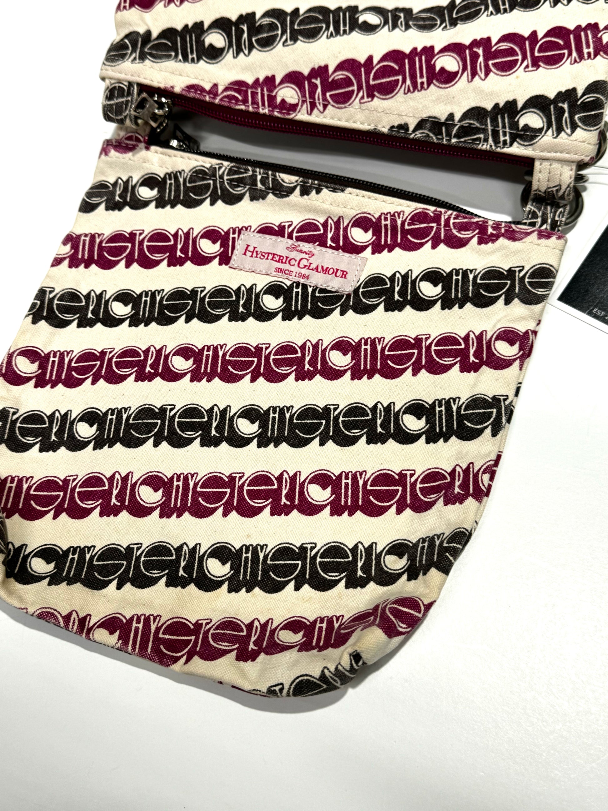 Hysteric Glamour Monogram Triple Cross Bag