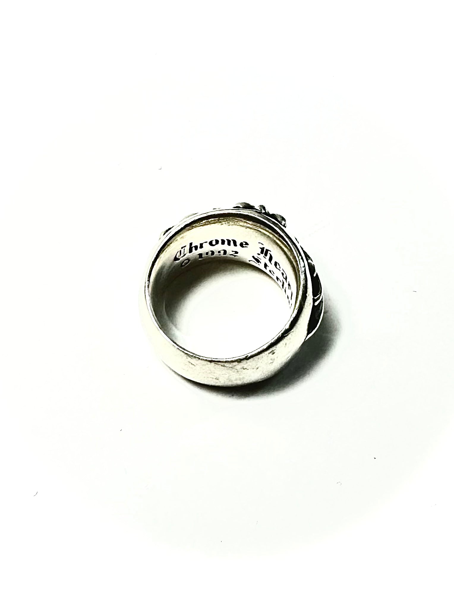 ChromeHearts 925 Sterling Silver Floral Ring  1992