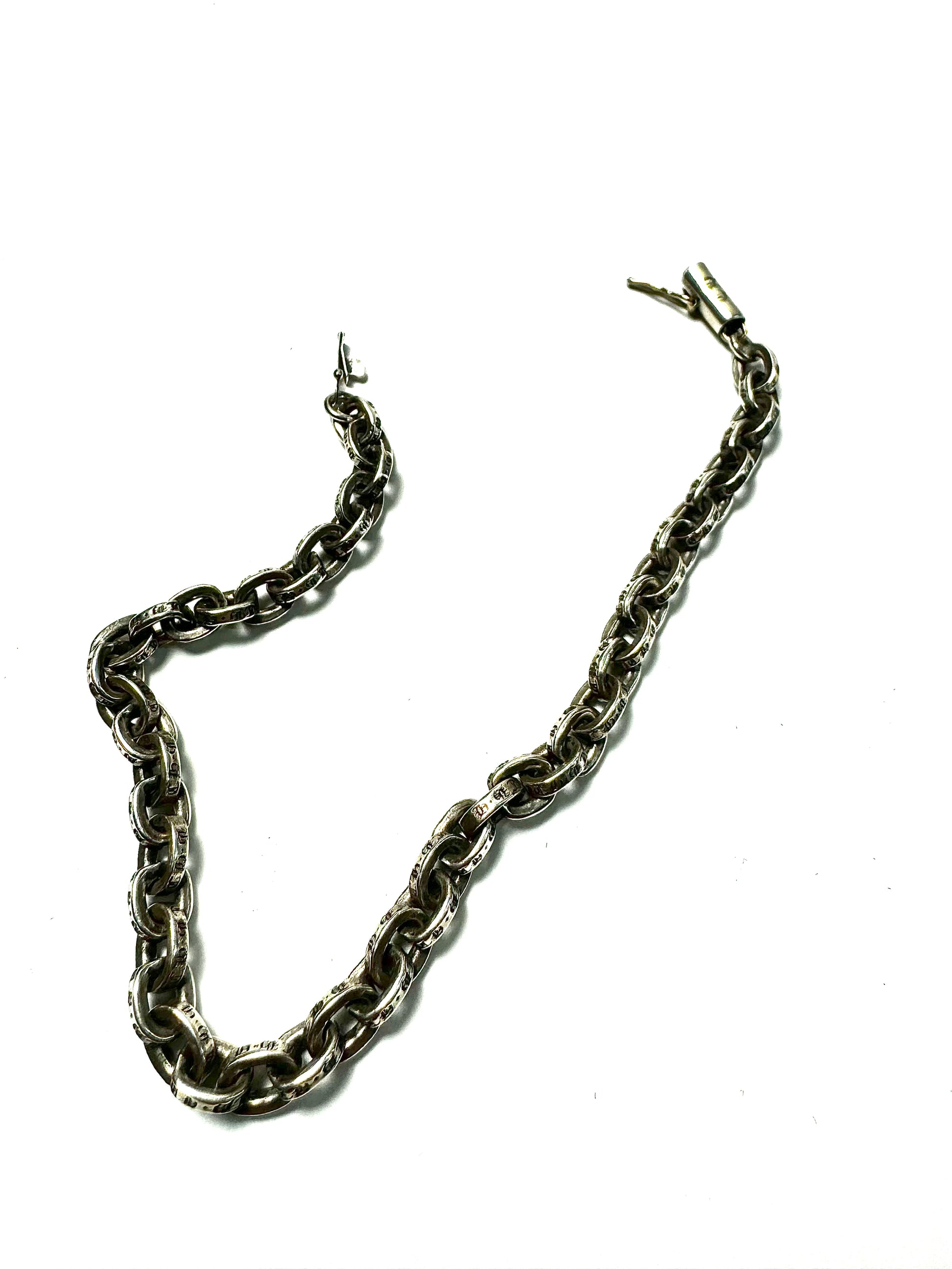 ChromeHearts 925 Sterling Silver Paper Chain Bracelet 1999