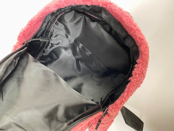 BAPE Milo Fur Pink Backpack
