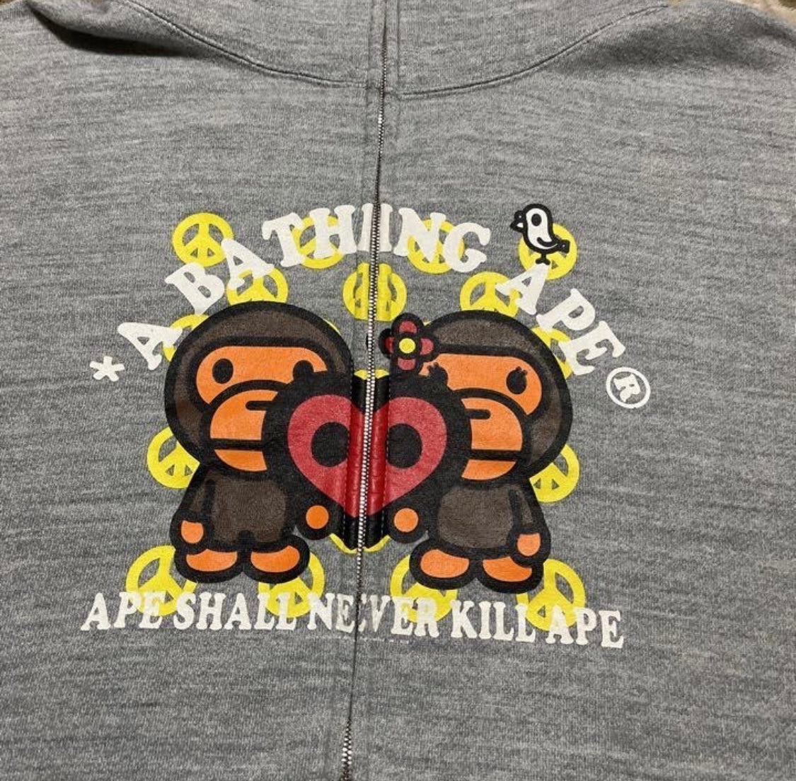 BAPE OG Milo Love&Peace Full-Zip Hoodie