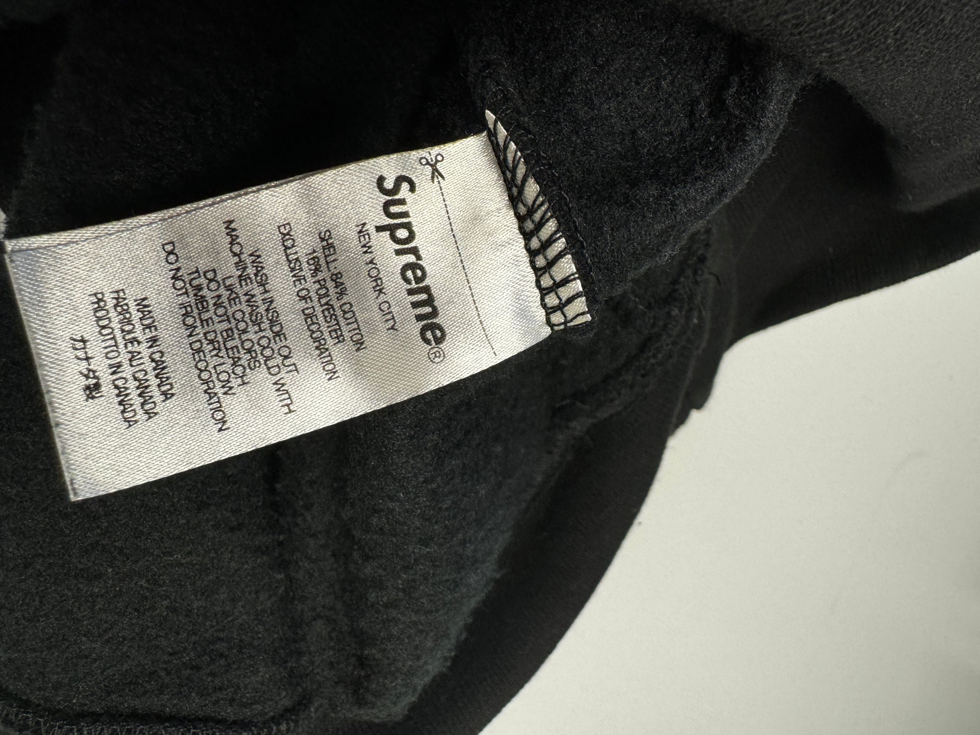Supreme Black Horn Hoodie