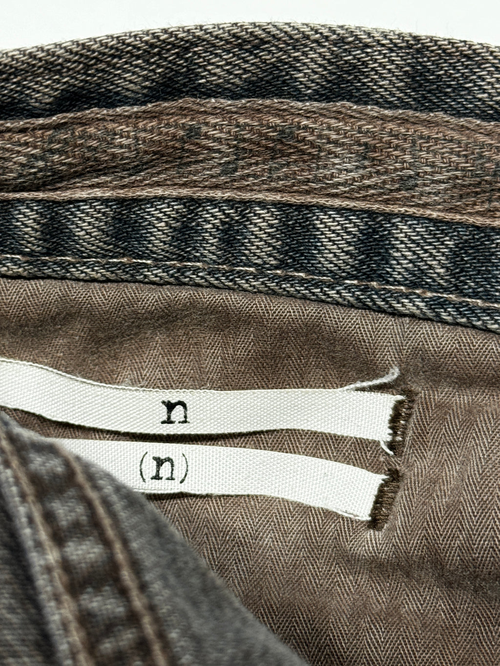 NUMBER (N)INE Distress Slim Jean
