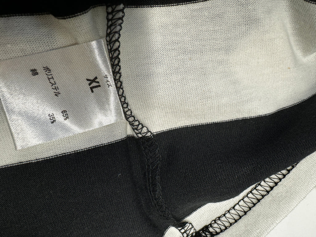NUMBER (N)INE Denim Stripe Tee