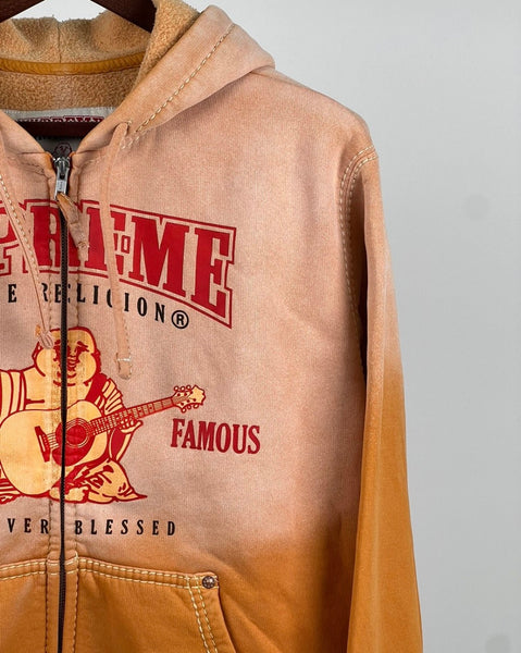 True Religion x Supreme Zip Hoodie Orange