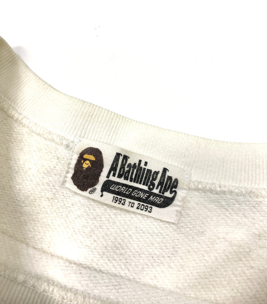 BAPE OG White/Grey Camo Crewneck