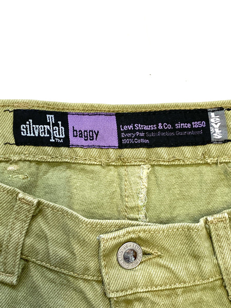 Levi's Silvertab Light Green Distressed Short