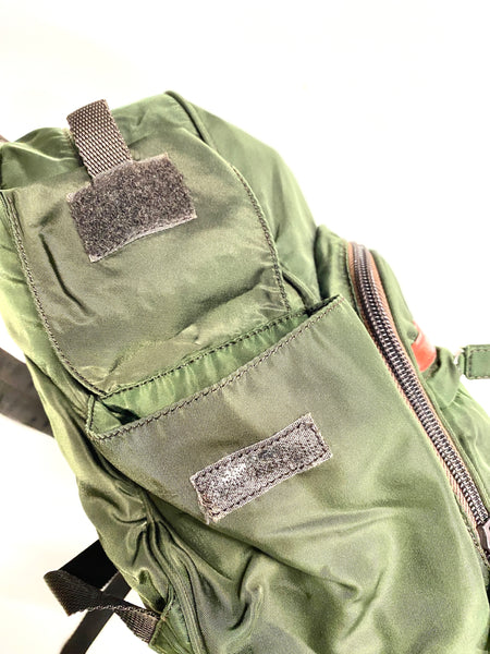 PRADA Vintage Olive Green Backpack