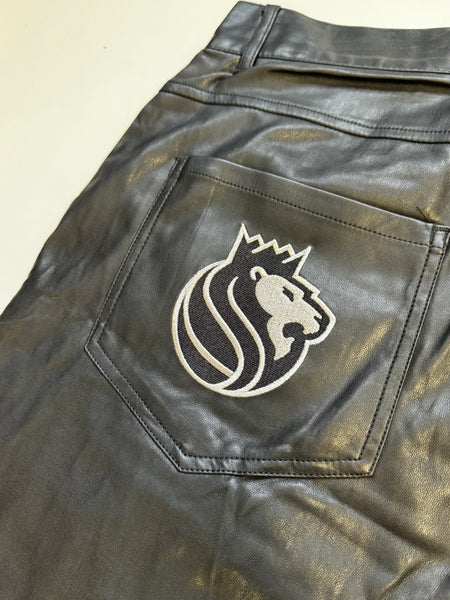 NBA 2000s Kings Leather Short