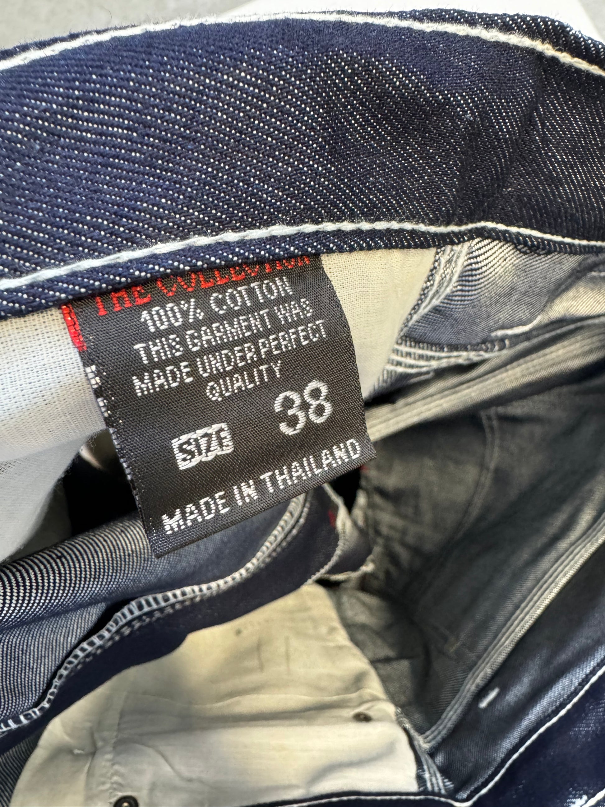 Wu-Tang 90s Raw Denim Baggy Jort