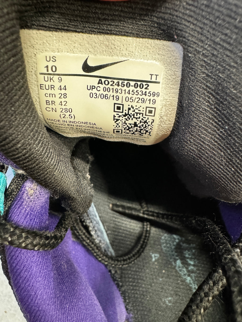 Nike Air Max 95 Black Grape