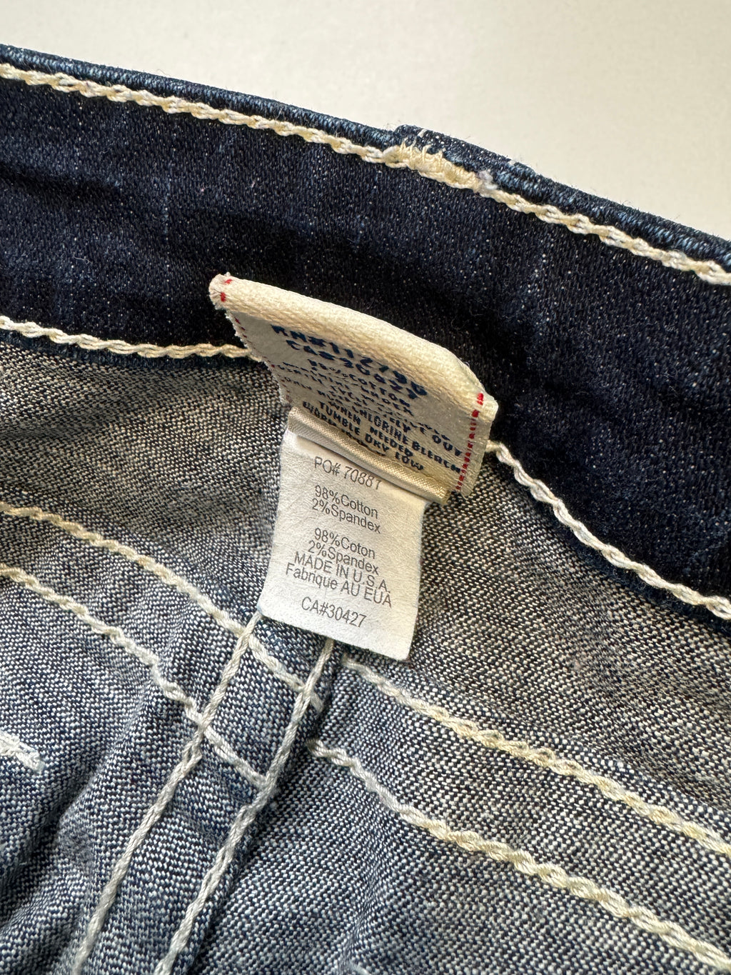 True Religion Purple Diamond Flared  Denim Woman's Jean