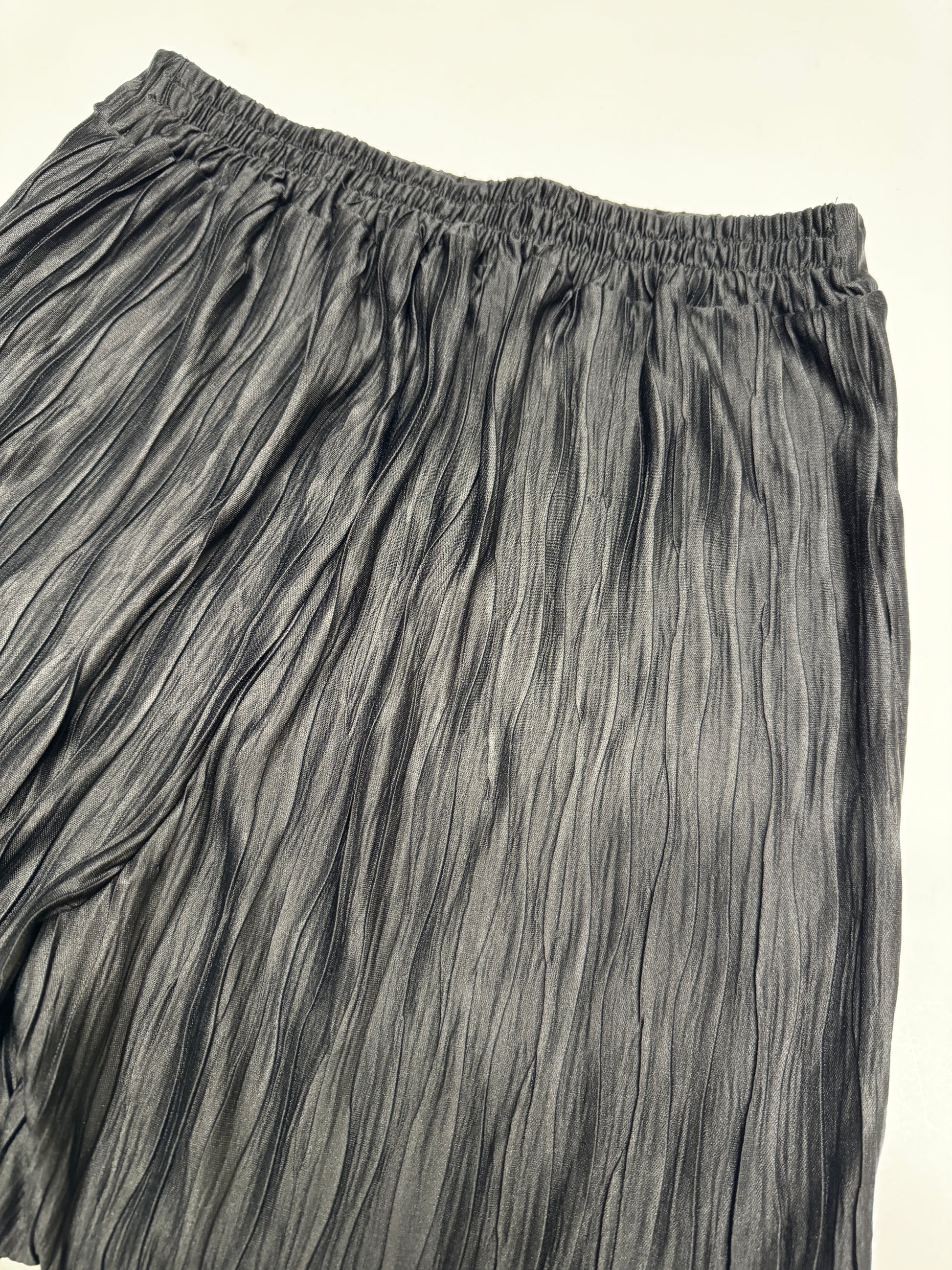 Japanese Black Plisse Pant