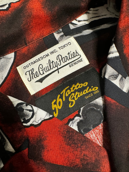 Wacko Maria X 56 Tattoo Studio The Guilty Parties Skull Shirt