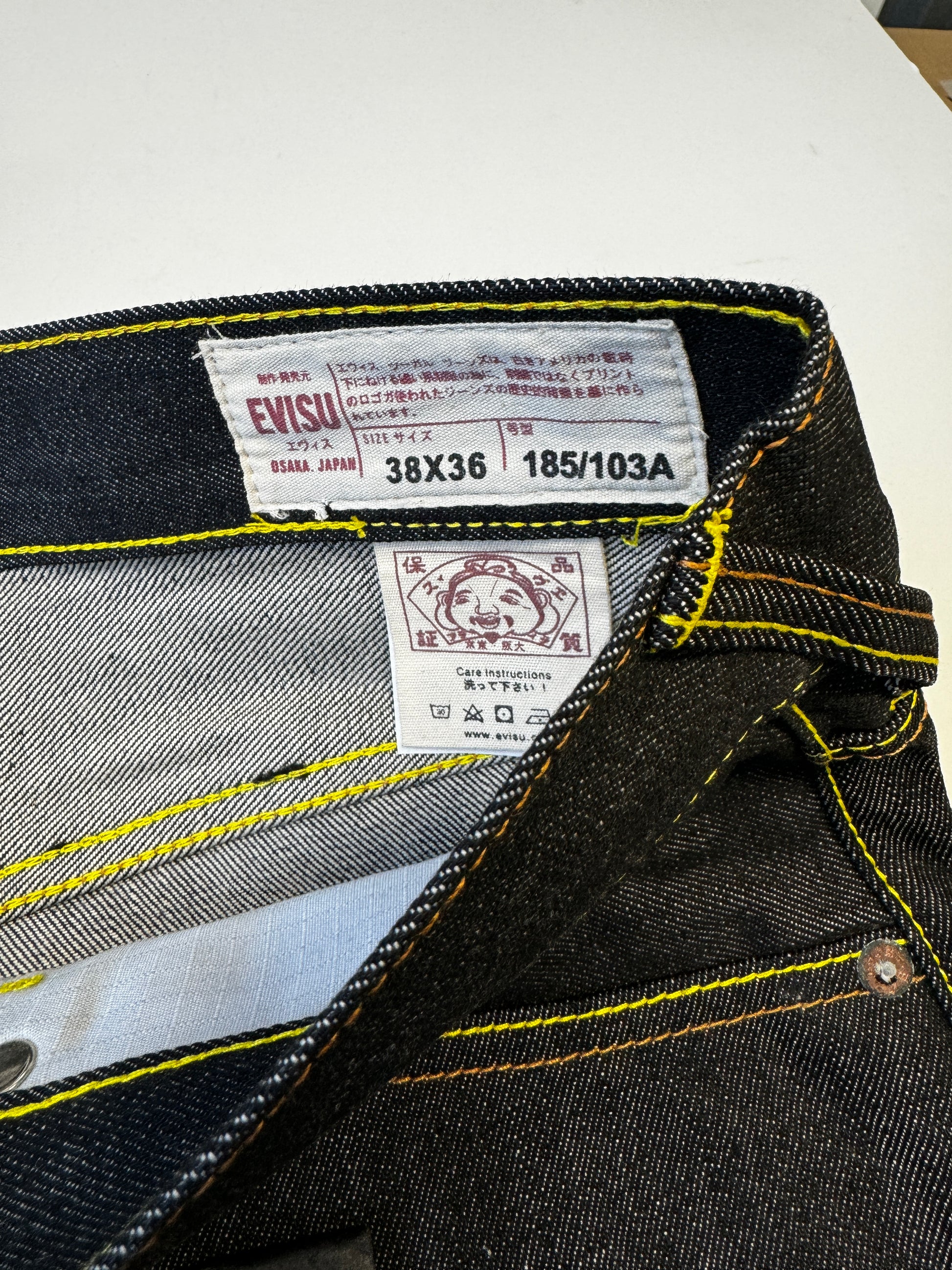 Evisu Multi-Pockets RAW Denim Jean