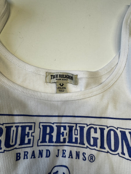 True Religion White Tanktop