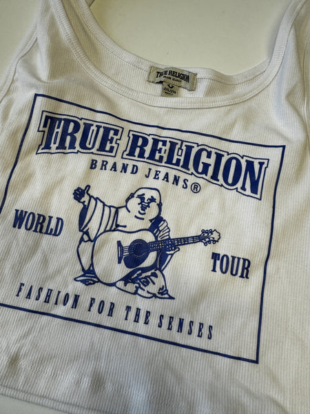 True Religion White Tanktop