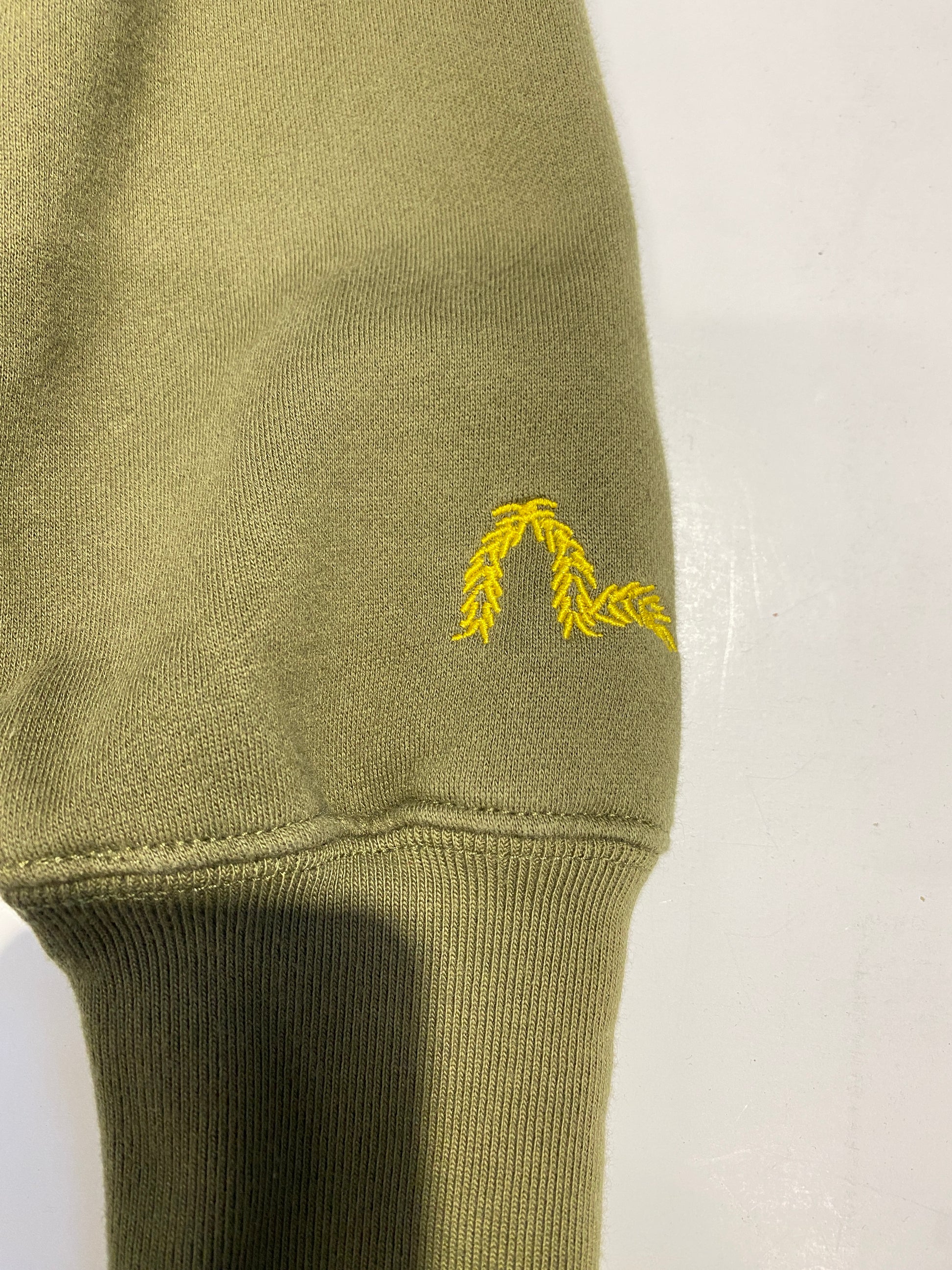 Evisu Multi-pocket Army Green Zip Hoodie