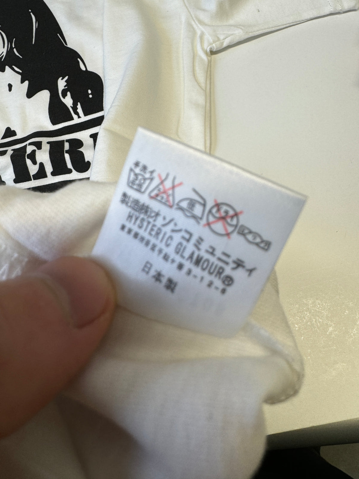 Hysteric Glamour White Tee