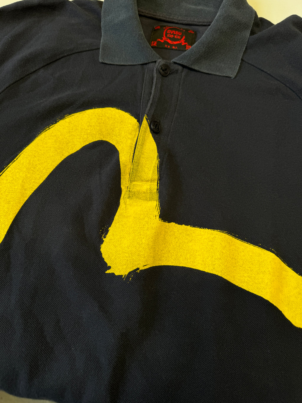 Evisu Yellow Seagull Polo Tee