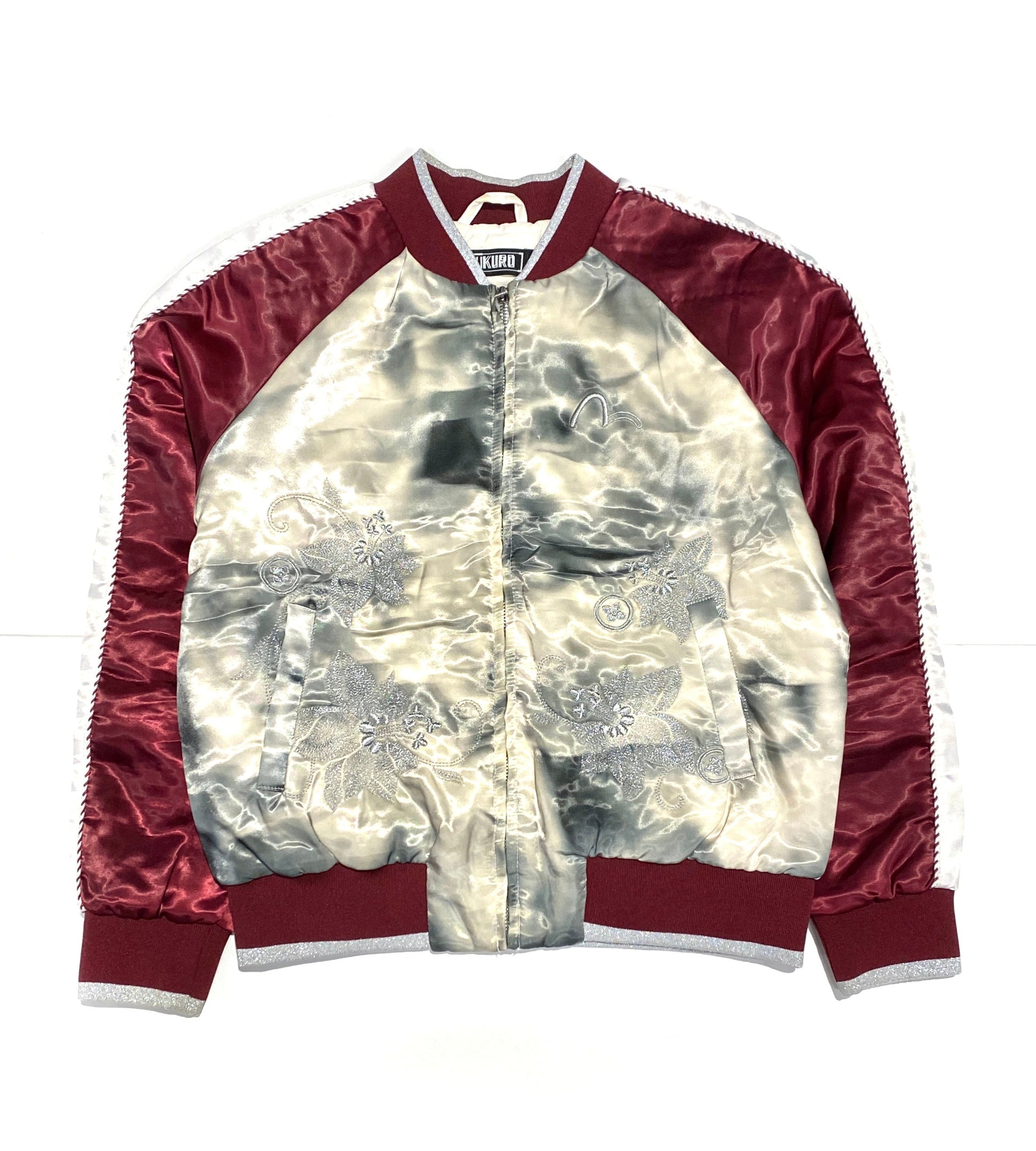 Evisu Silk Painting Bomber Jacket