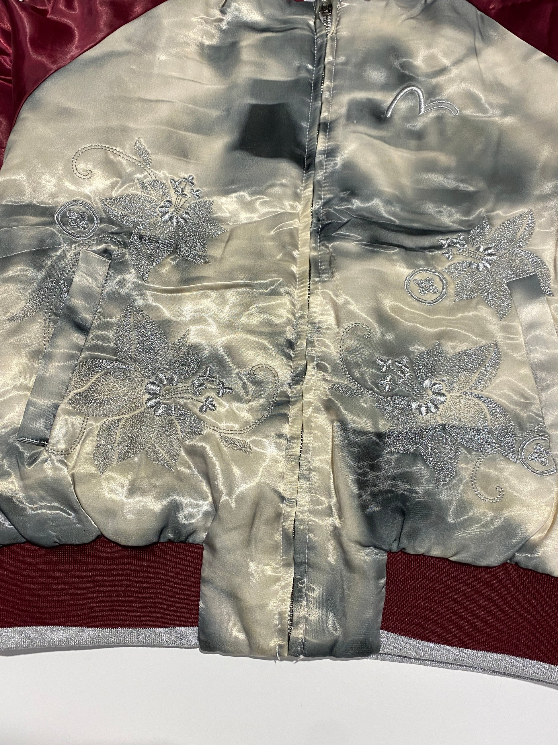 Evisu Silk Painting Bomber Jacket