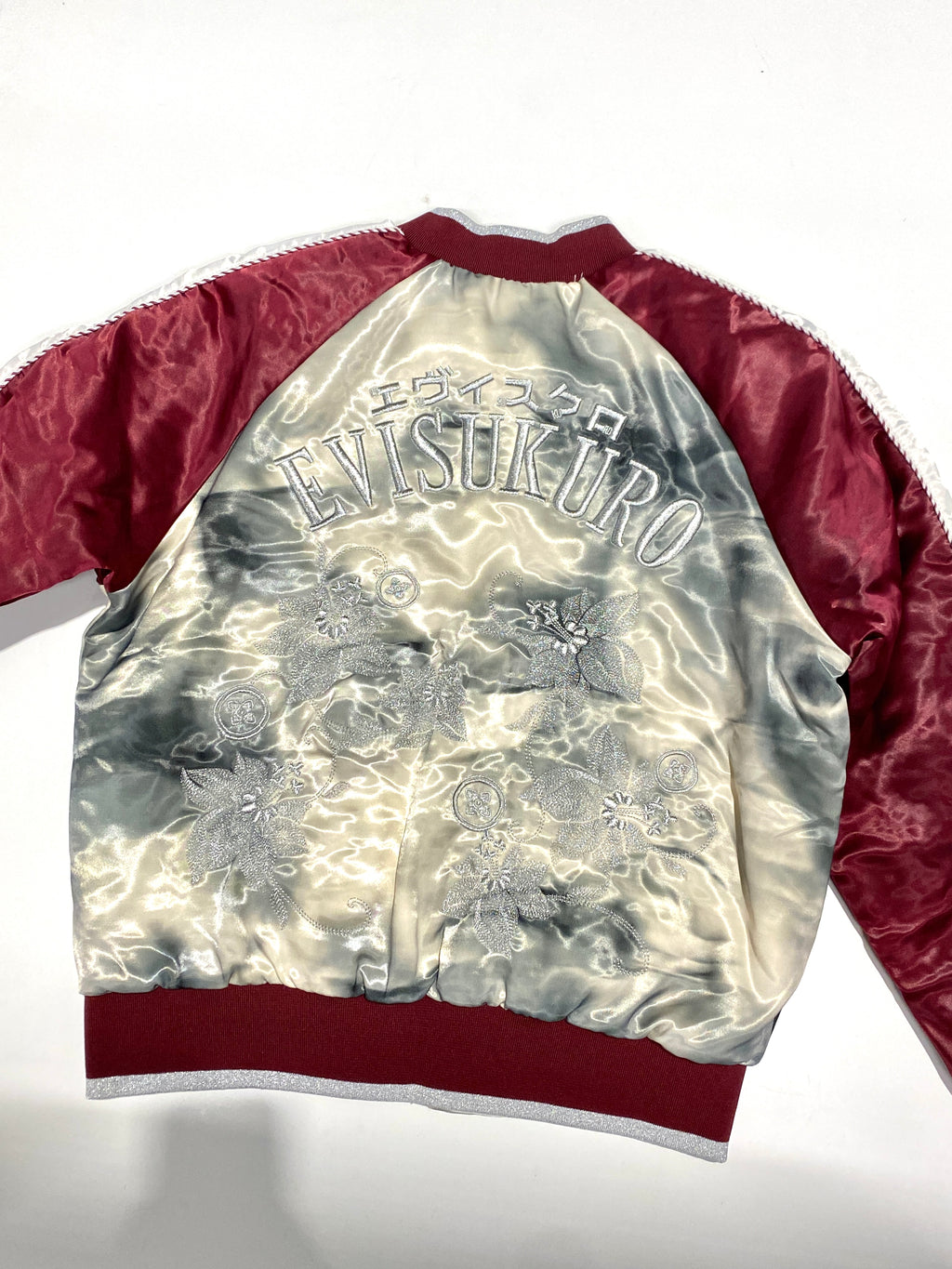 Evisu Silk Painting Bomber Jacket
