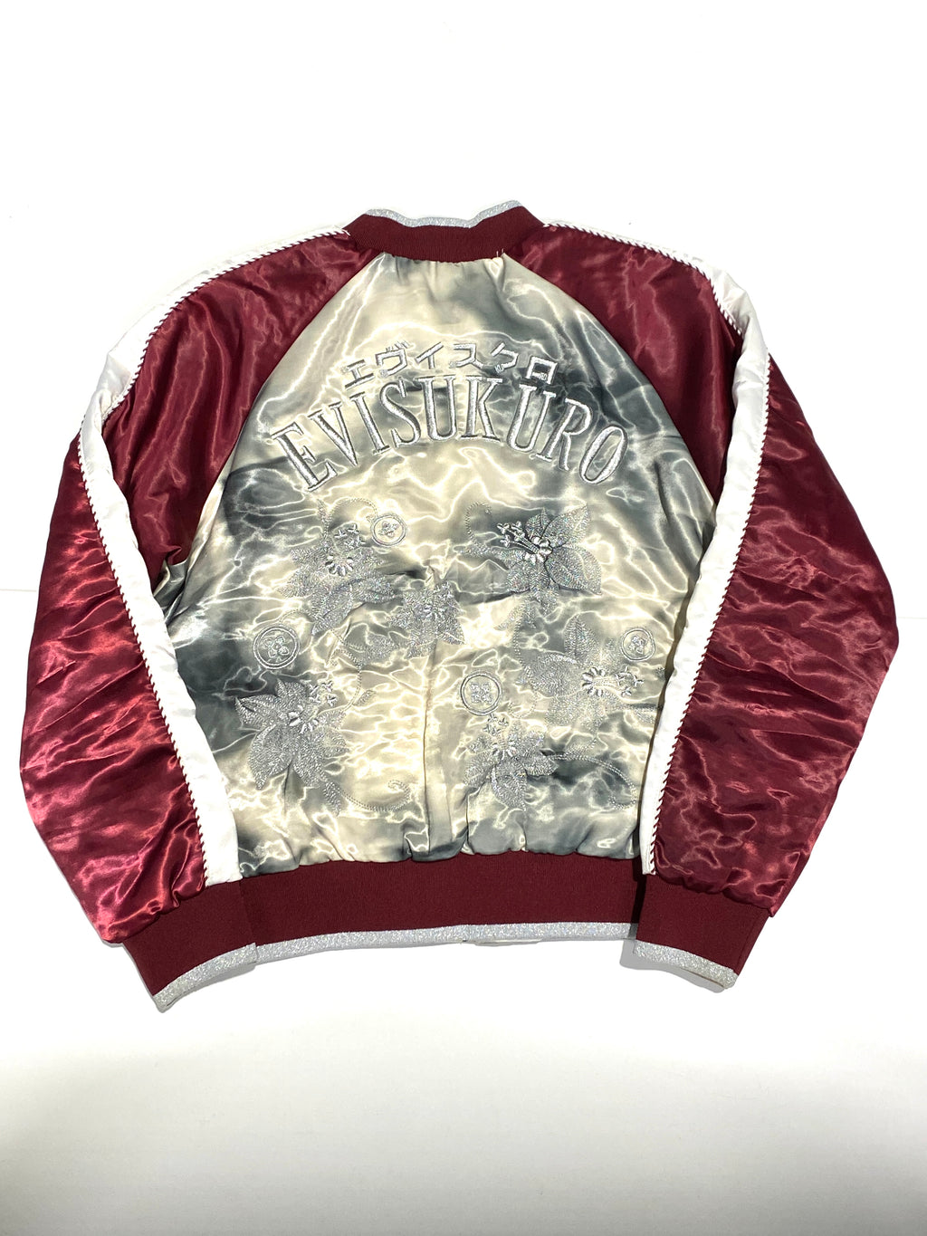 Evisu Silk Painting Bomber Jacket