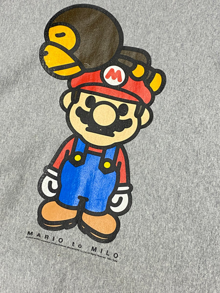 BAPE OG Milo x Mario Grey Crewneck