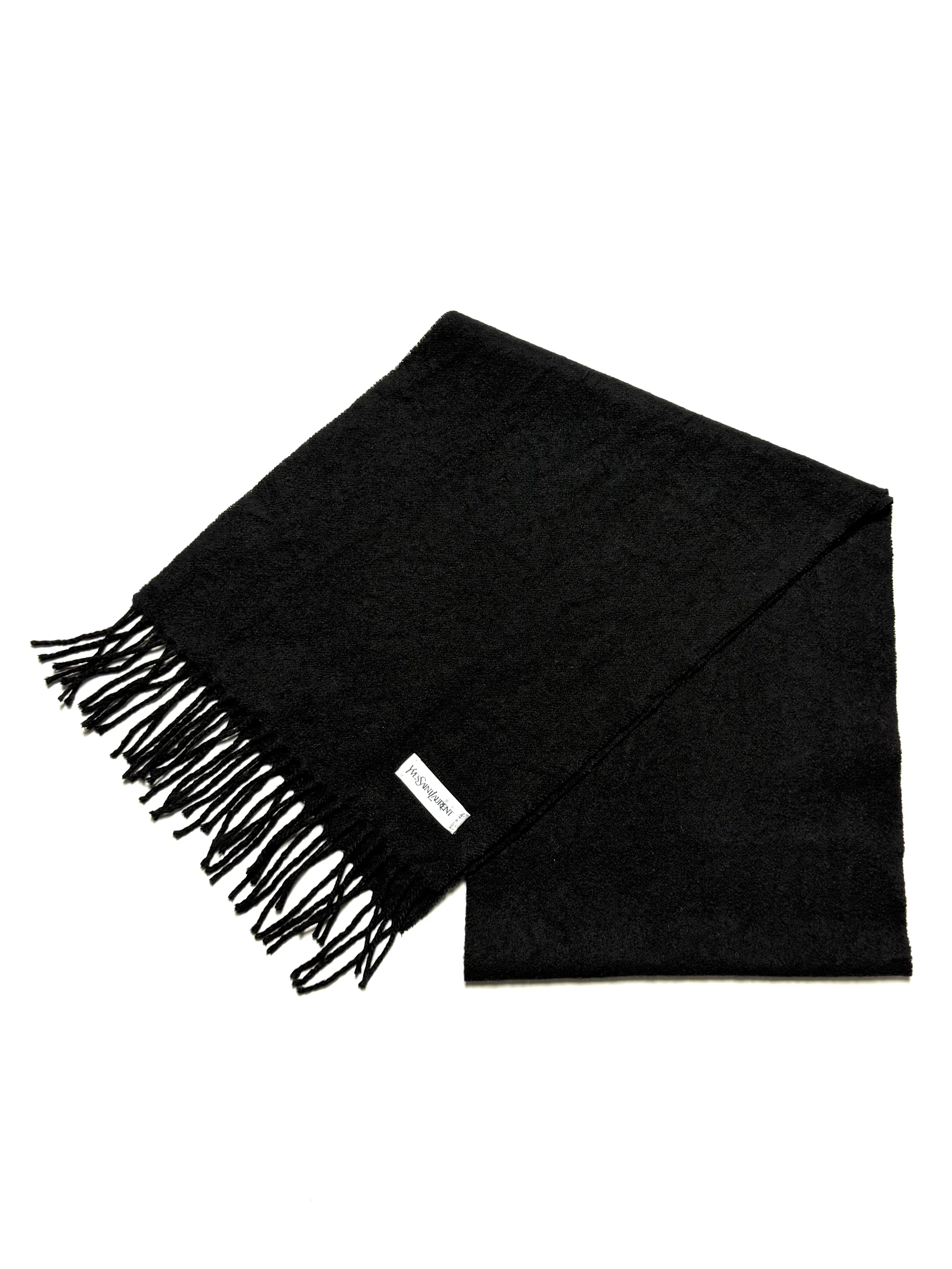 Yves Saint Laurent Vintage Grey Scarf