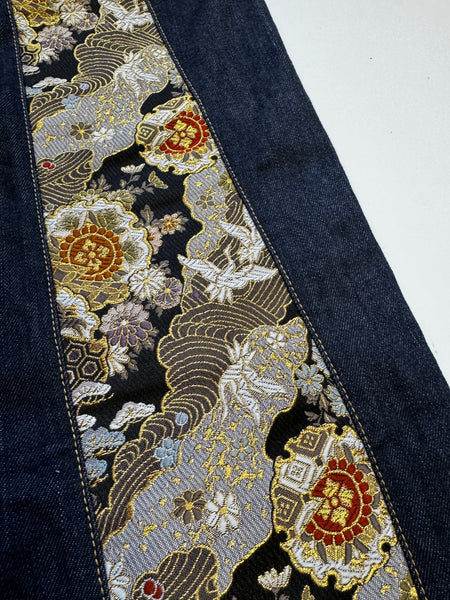 Evisu Traditional Chinese Crane Golden Daicock Jean