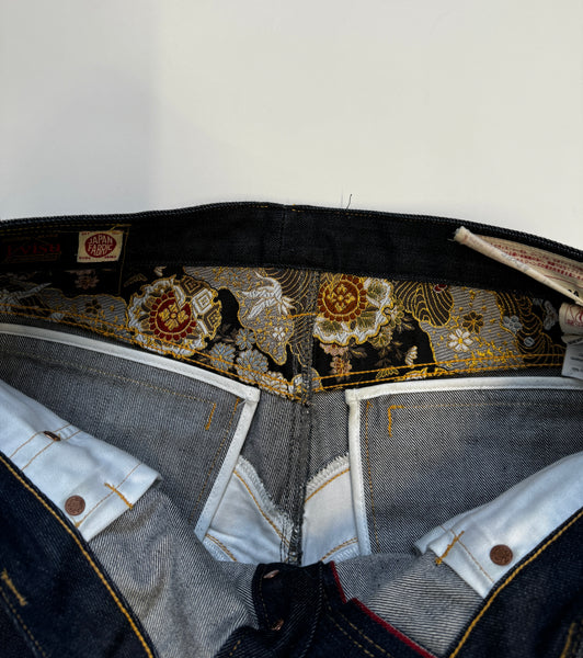 Evisu Traditional Chinese Crane Golden Daicock Jean