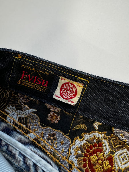 Evisu Traditional Chinese Crane Golden Daicock Jean