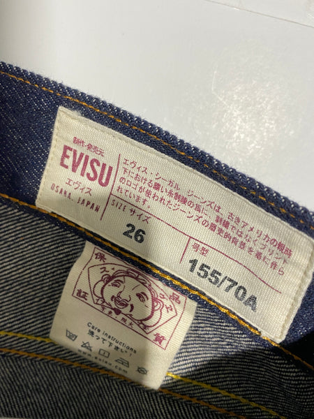 Evisu Purple Seagull Pocket NO.3 Raw Denim Jean